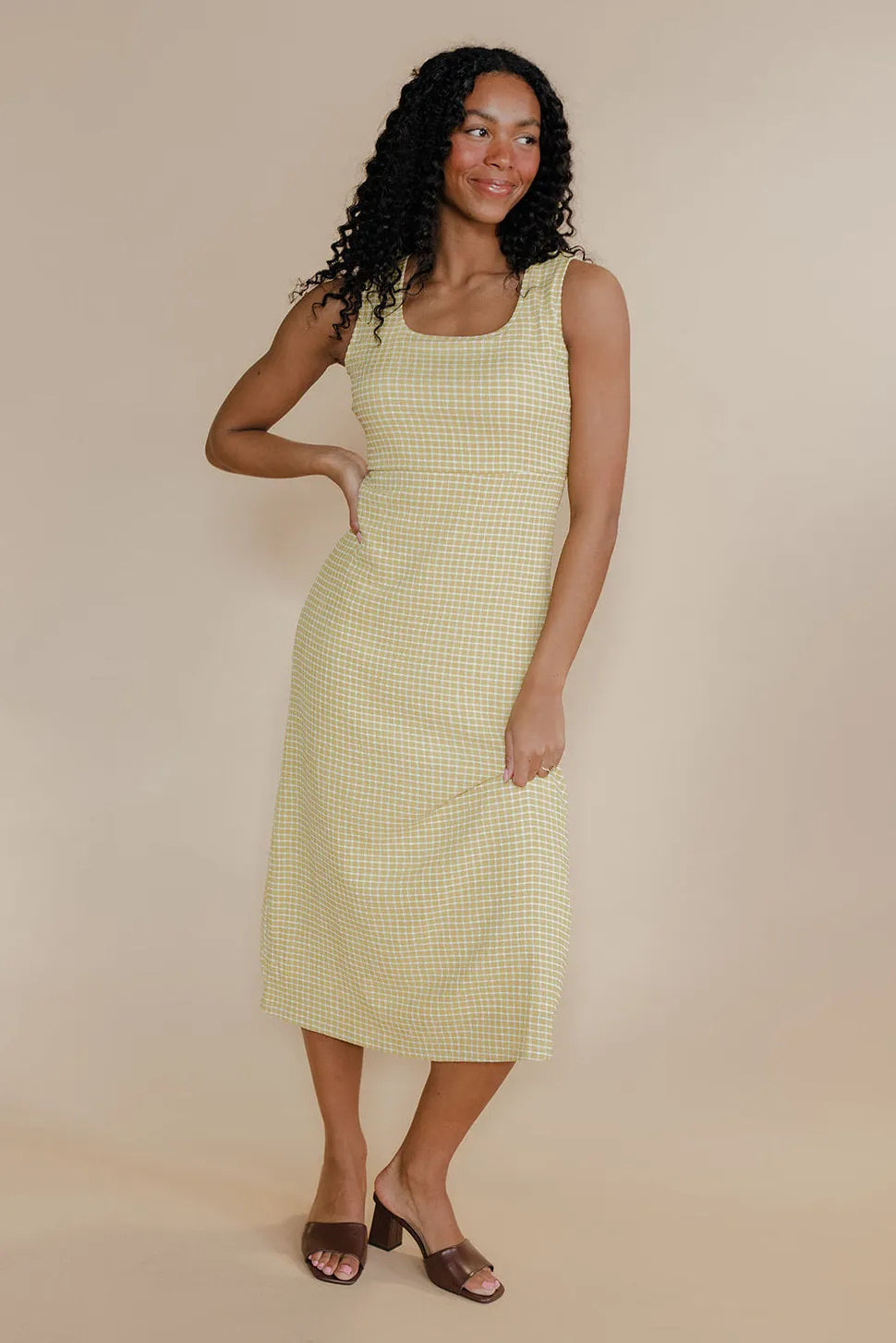 Picnic Please Gingham Dress sold by Roolee product image thumbnail 2