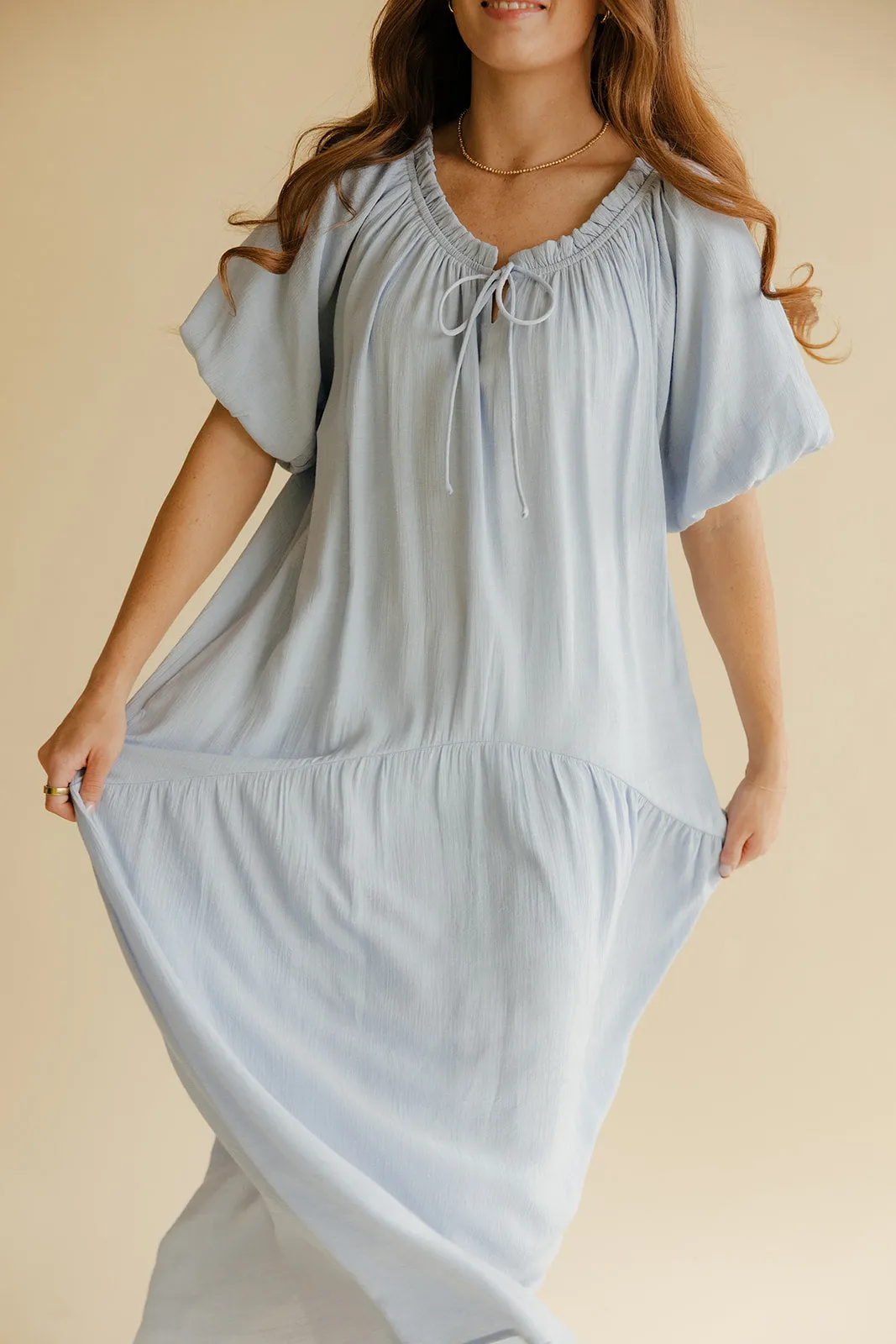 Daydreams Puff Sleeve Maxi sold by Roolee product image thumbnail 3