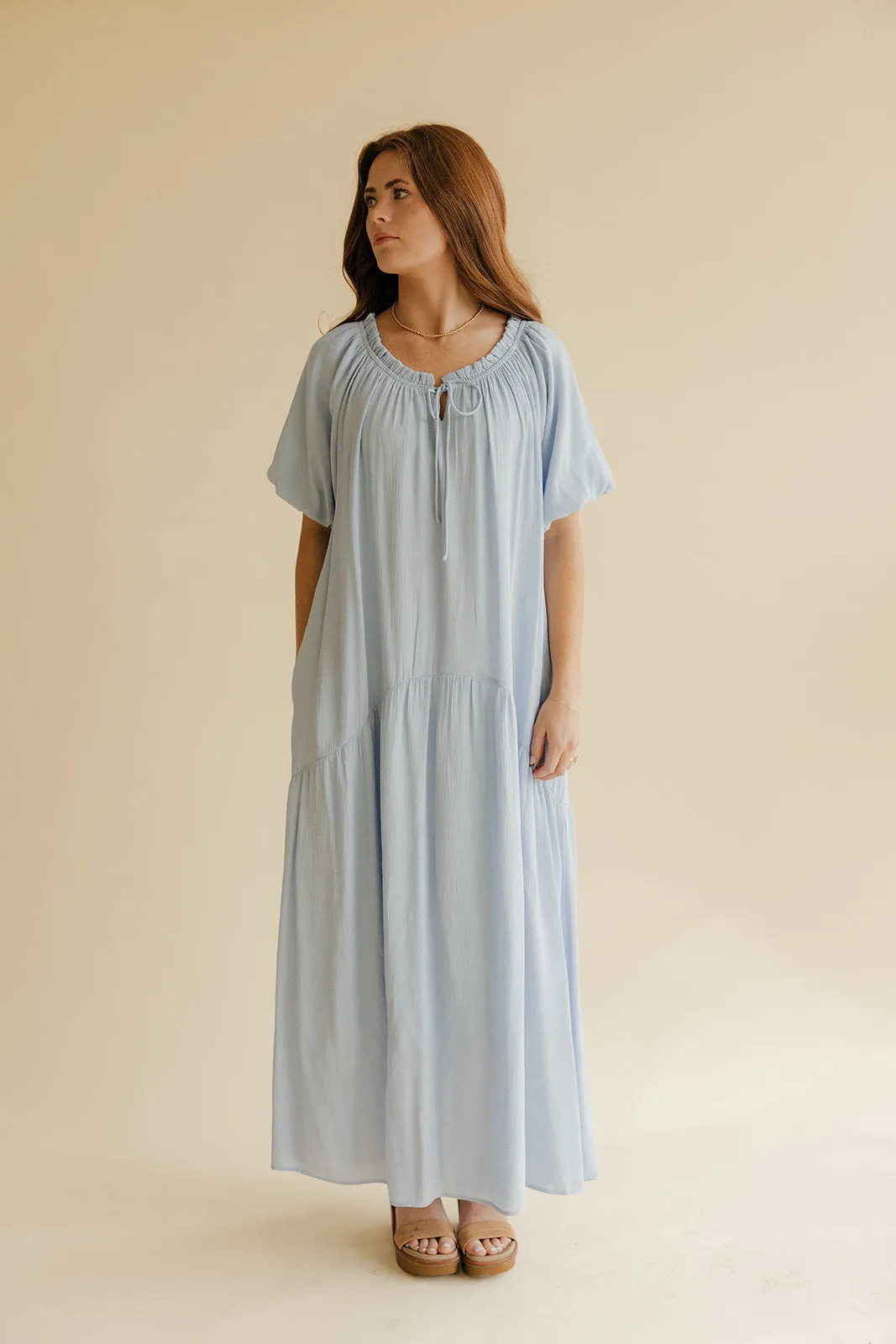 Daydreams Puff Sleeve Maxi sold by Roolee product image thumbnail 5