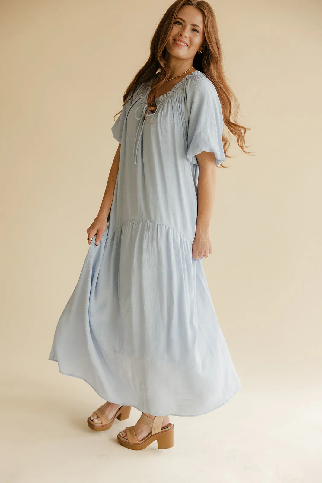 Daydreams Puff Sleeve Maxi sold by Roolee product image thumbnail 4