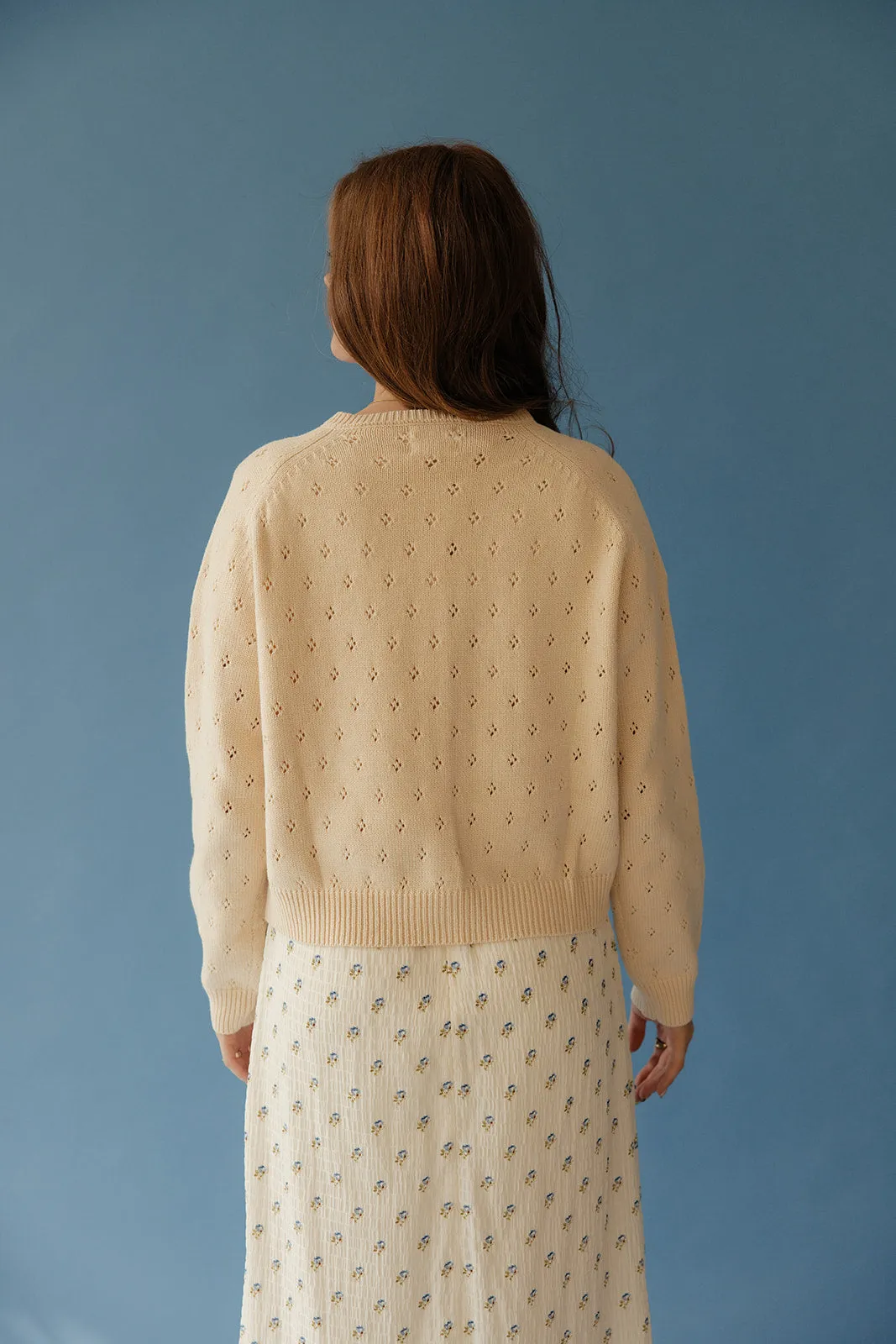 Sweetwater Pointelle Cardigan sold by Roolee product image thumbnail 5