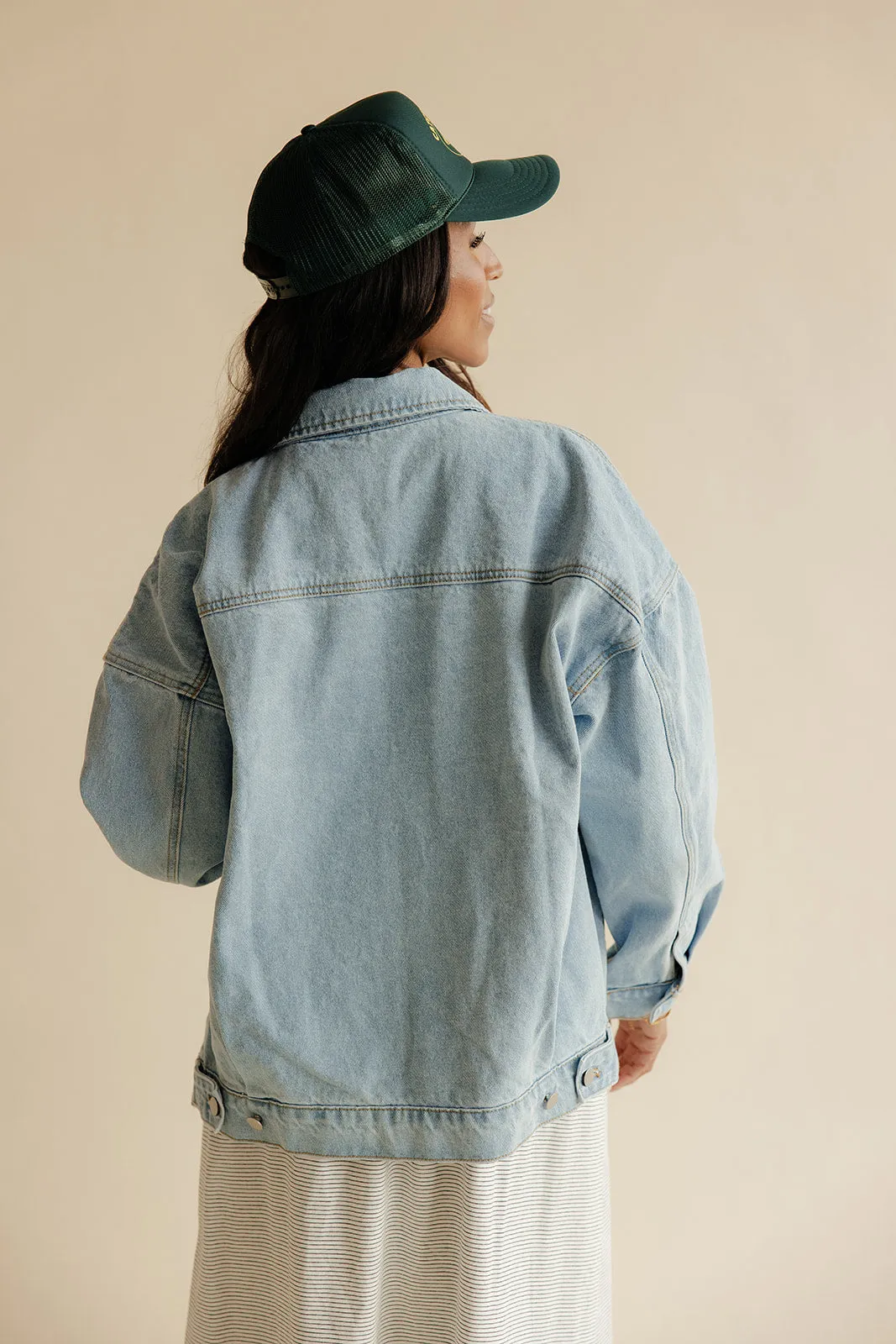 Throw On and Go Denim Jacket sold by Roolee product image thumbnail 5