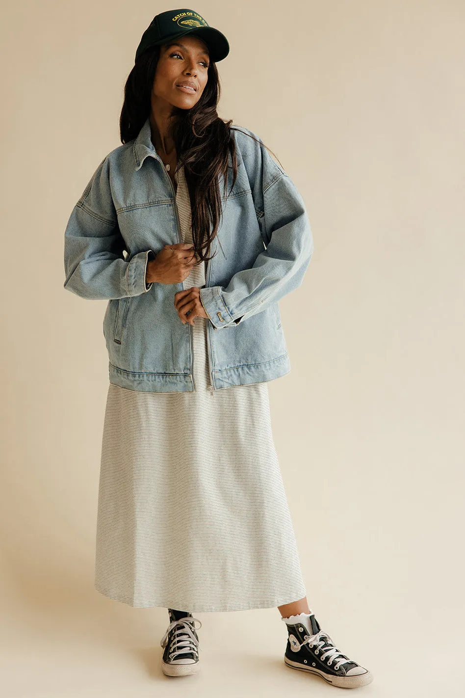 Throw On and Go Denim Jacket sold by Roolee product image thumbnail 2