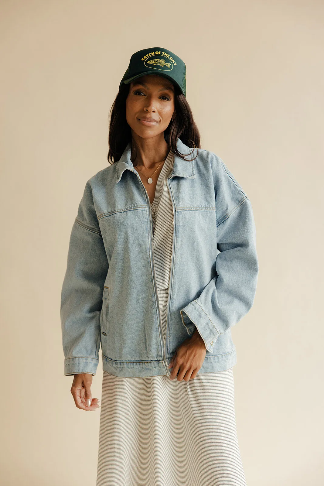 Throw On and Go Denim Jacket sold by Roolee product image thumbnail 3