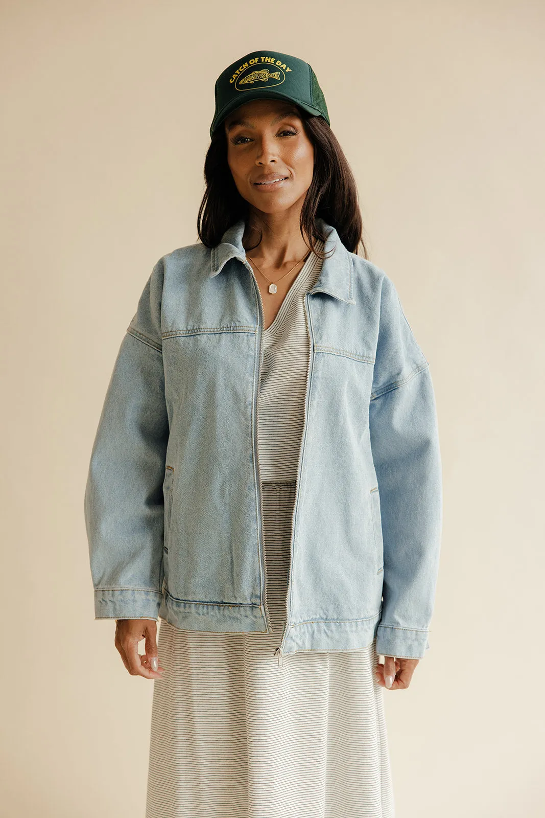 Throw On and Go Denim Jacket sold by Roolee product image thumbnail 4