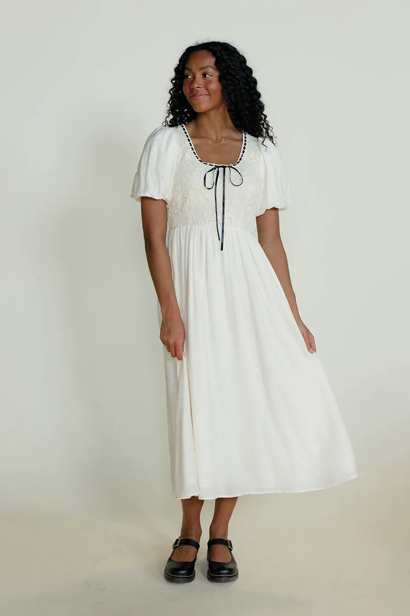 Homespun Honey Tie Dress sold by Roolee product image thumbnail 3