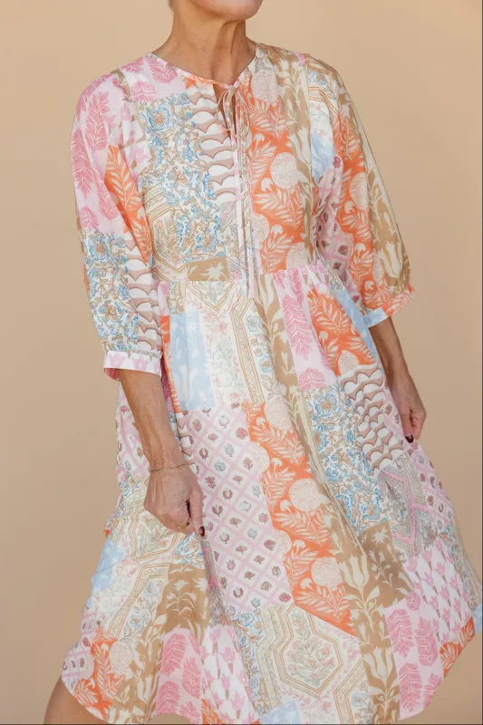 Spring Meadow Midi Dress made by Polagram