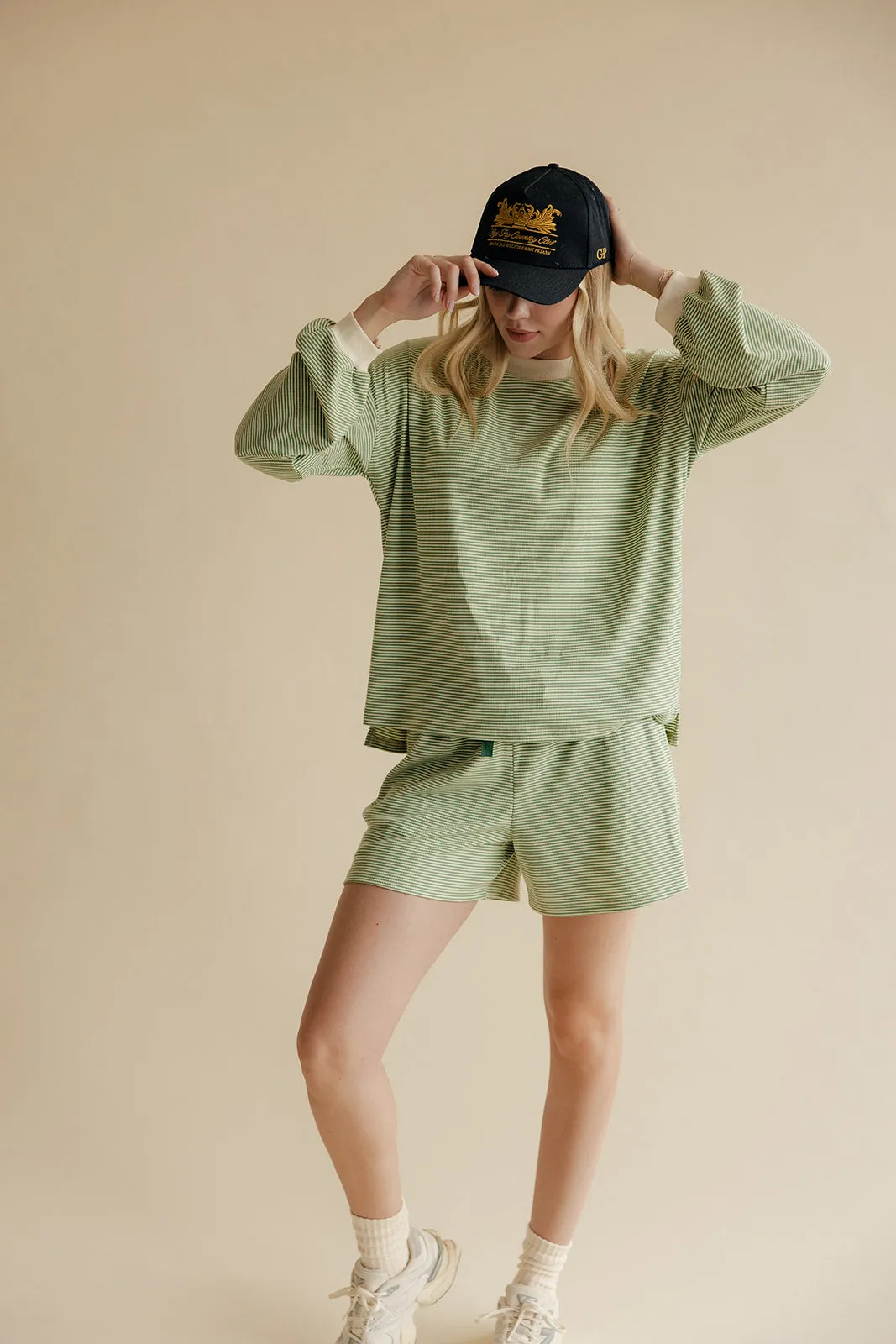 Under It All Stripe Shorts sold by Roolee product image thumbnail 2