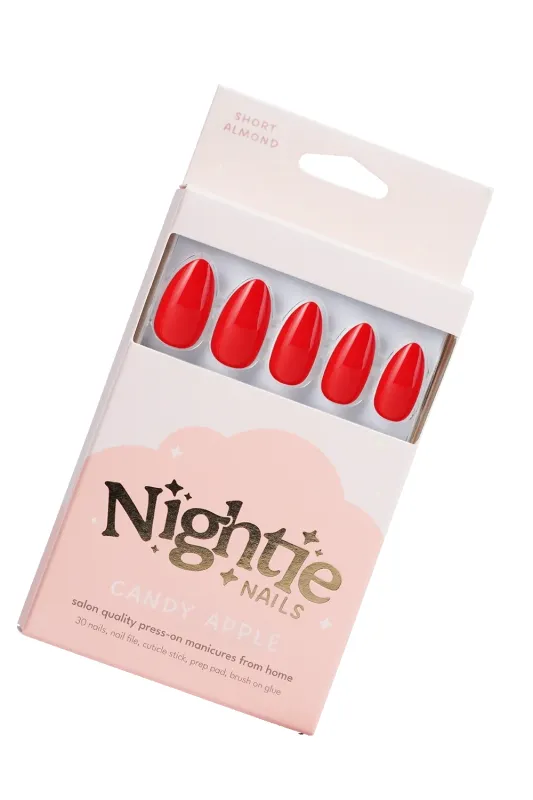 Nightie Nails Candy Apple made by Roolee