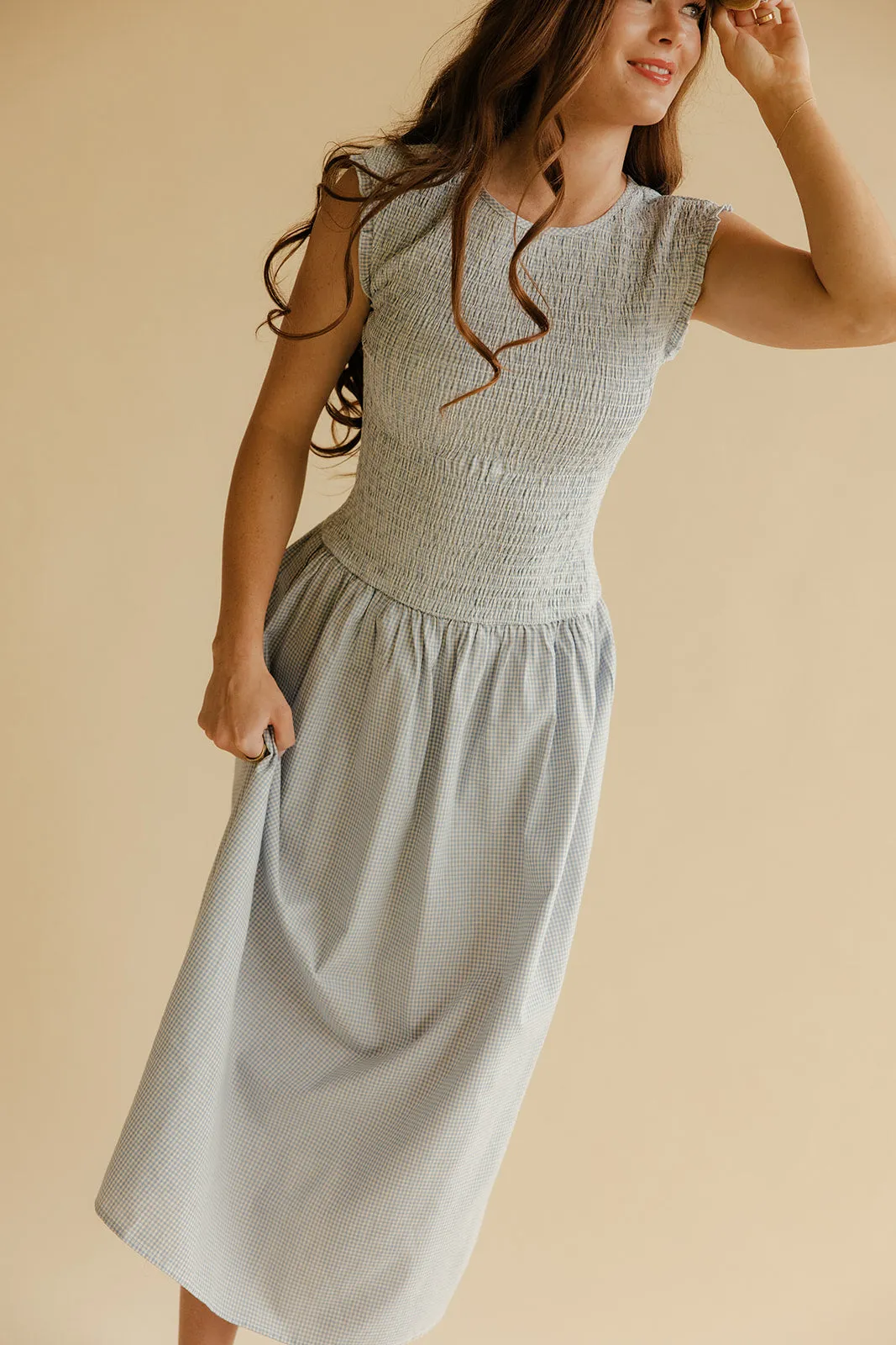 On A Stroll Gingham Dress sold by Roolee product image thumbnail 5