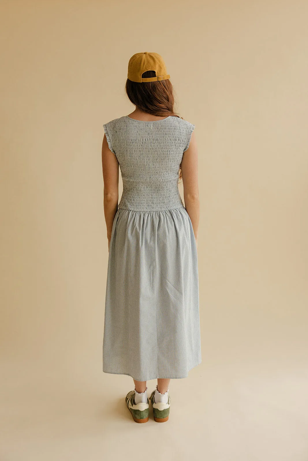On A Stroll Gingham Dress sold by Roolee product image thumbnail 4