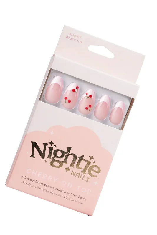 Nightie Nails Cherry On Top made by Roolee