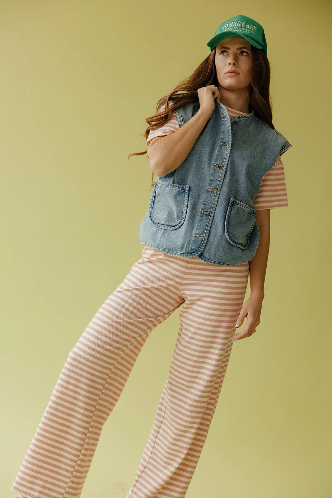The Right Moves Denim Vest sold by Roolee product image thumbnail 5