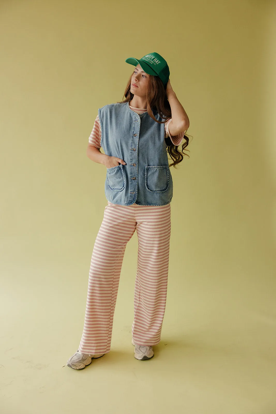 The Right Moves Denim Vest sold by Roolee product image thumbnail 3