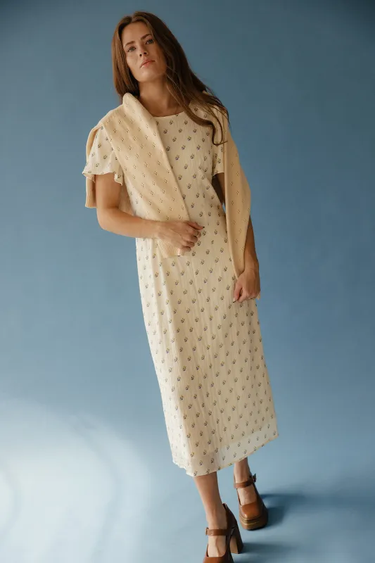 Meadow Whisper Floral Dress made by Polagram