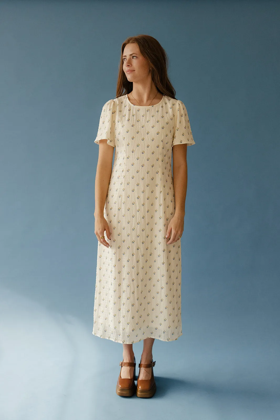 Meadow Whisper Floral Dress sold by Roolee product image thumbnail 3