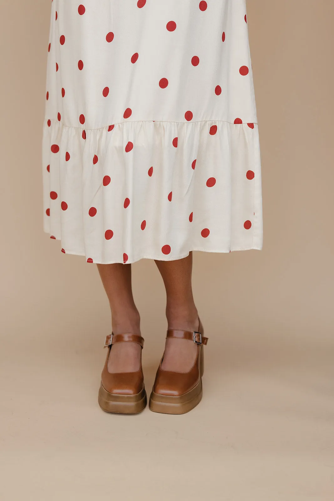 Amelie Polkadot Midi Dress sold by Roolee product image thumbnail 4