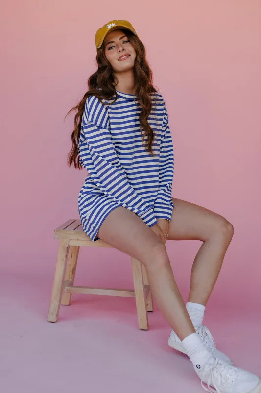 Coastal Morning Stripe Set made by Le Lis