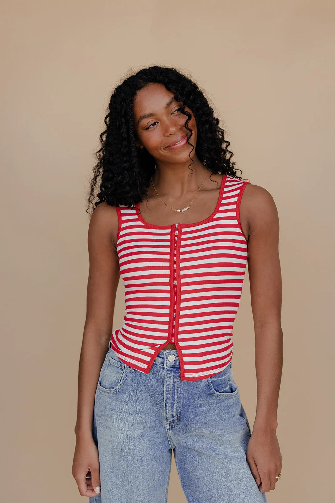 Summer Sweet Stripe Tank sold by Roolee product image thumbnail 2