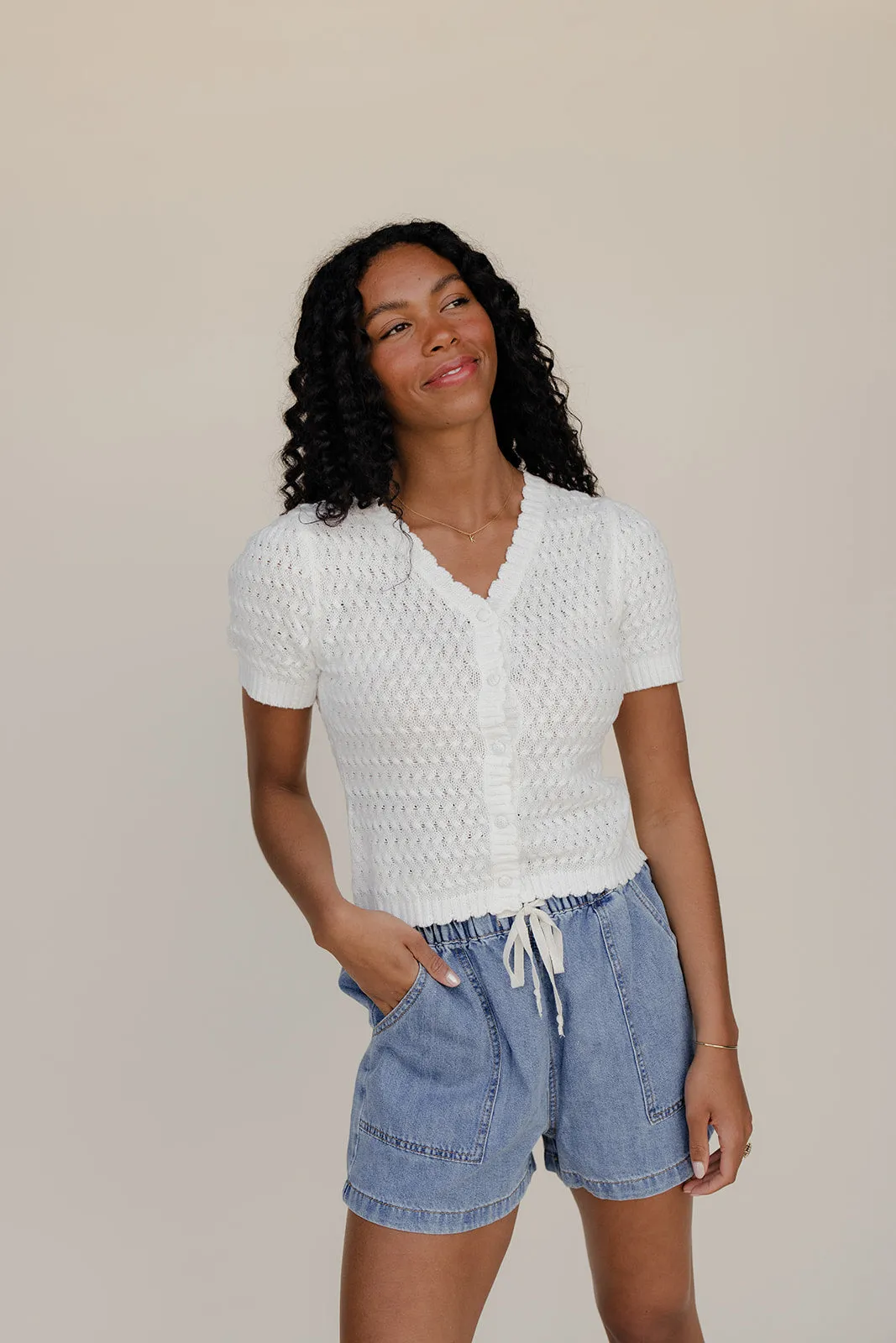 Cloud Nine Detail Cardi sold by Roolee product image thumbnail 4