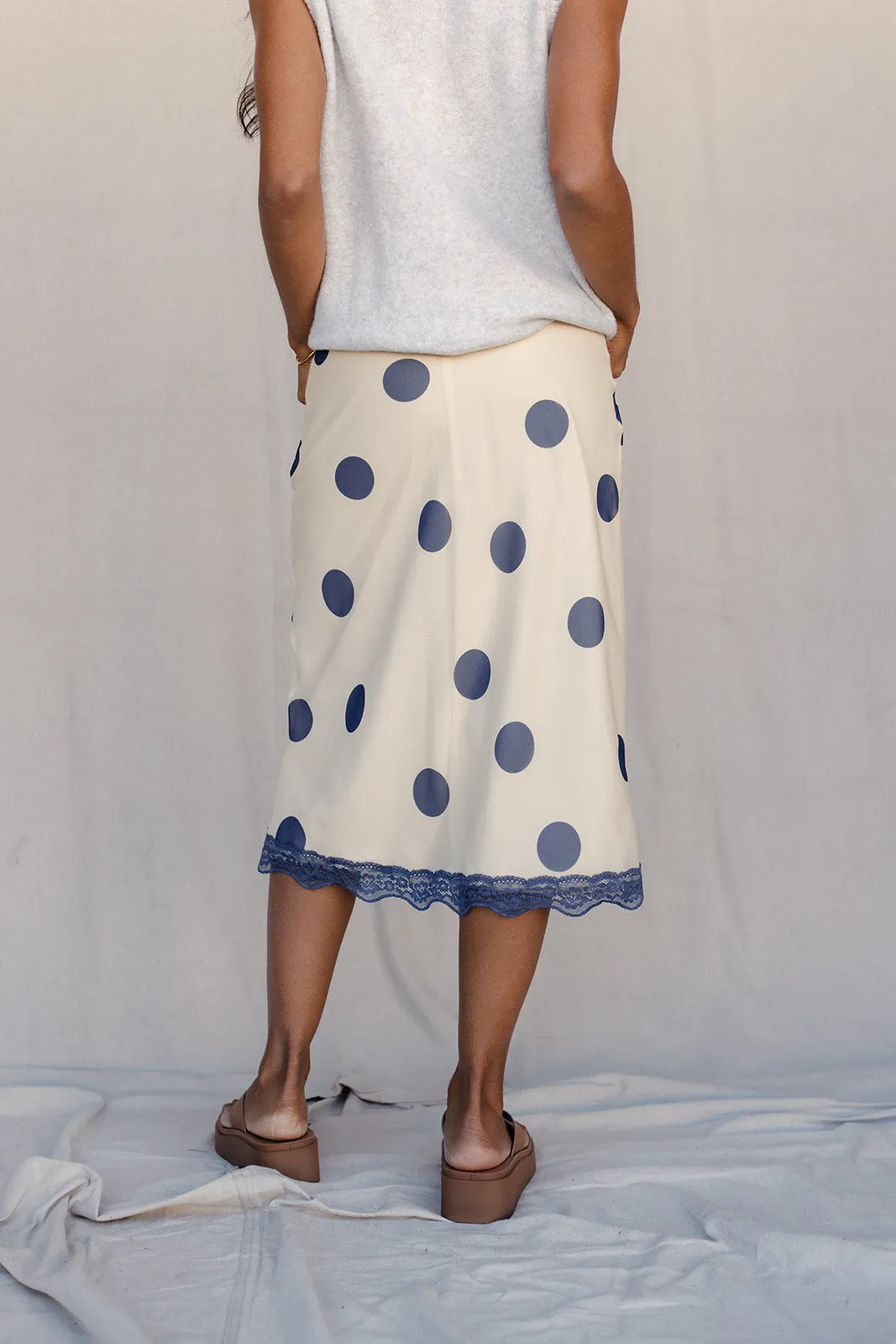 Dotted Darling Midi Skirt sold by Roolee product image thumbnail 4