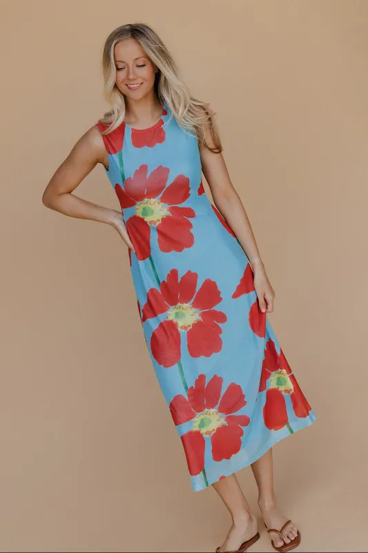 Poppy Sky Midi made by Polagram