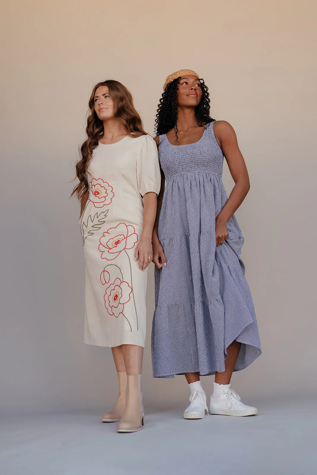 Sutton Gingham Maxi Dress sold by Roolee product image thumbnail 2
