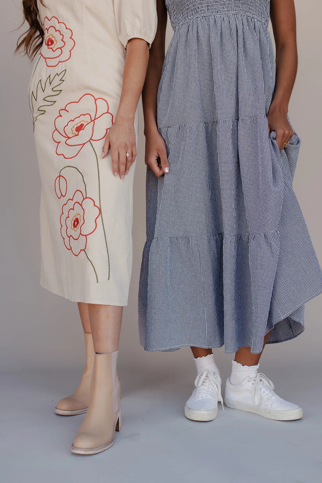 Sutton Gingham Maxi Dress sold by Roolee product image thumbnail 3