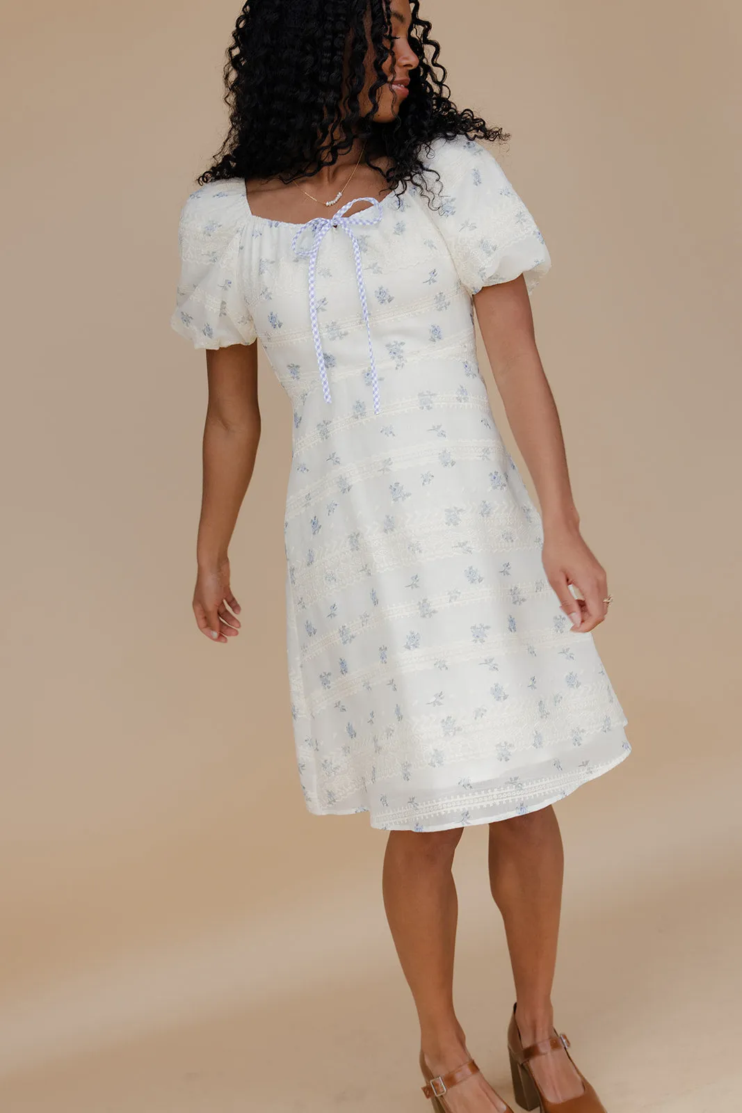 Coastal Bay Puff Sleeve Dress sold by Roolee product image thumbnail 5