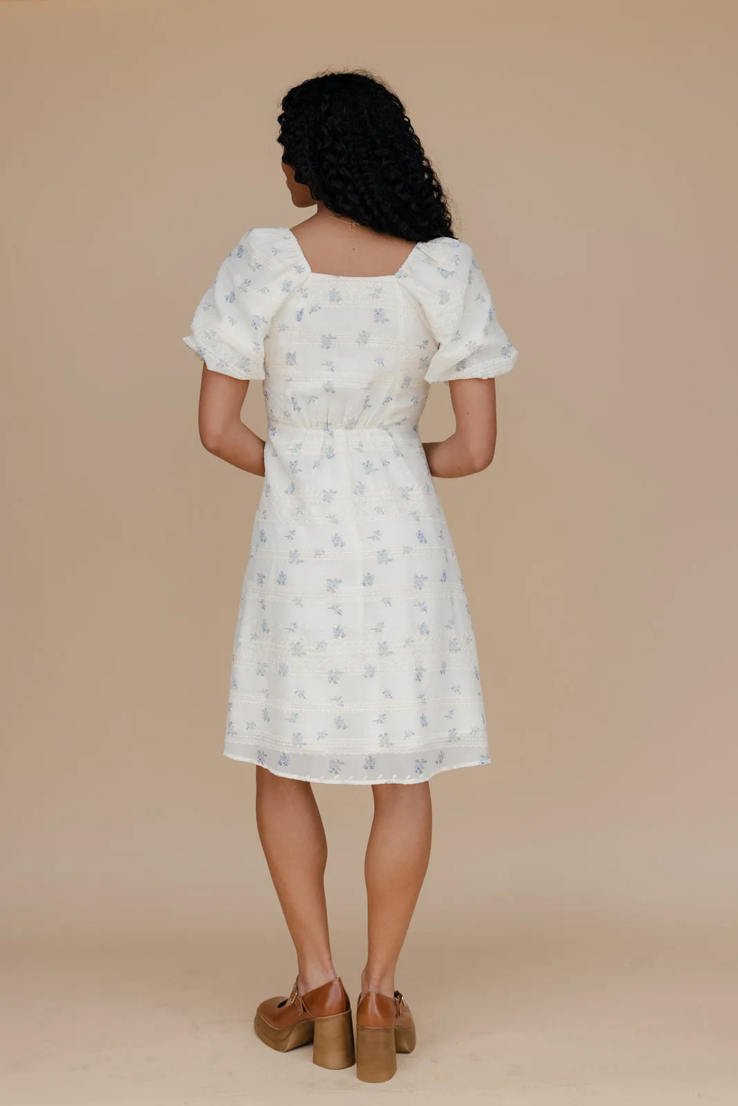 Coastal Bay Puff Sleeve Dress sold by Roolee product image thumbnail 4