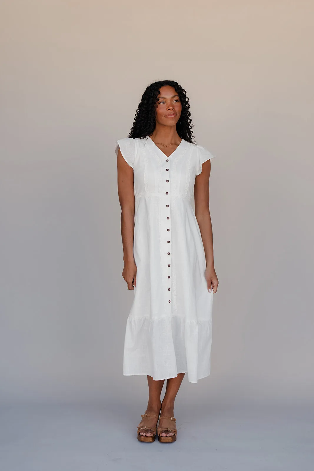 The Margaux Button Dress sold by Roolee product image thumbnail 5