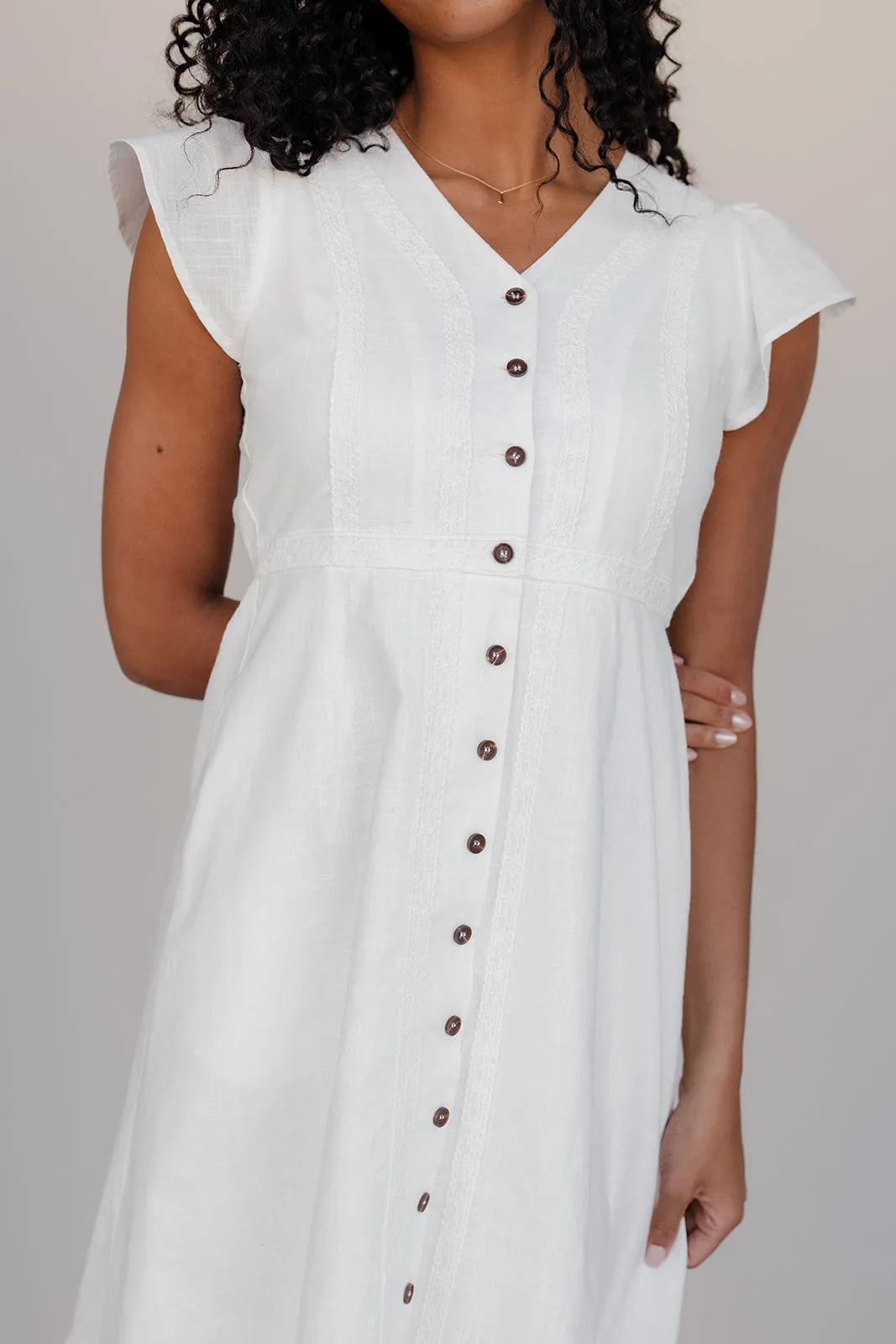 The Margaux Button Dress sold by Roolee product image thumbnail 2