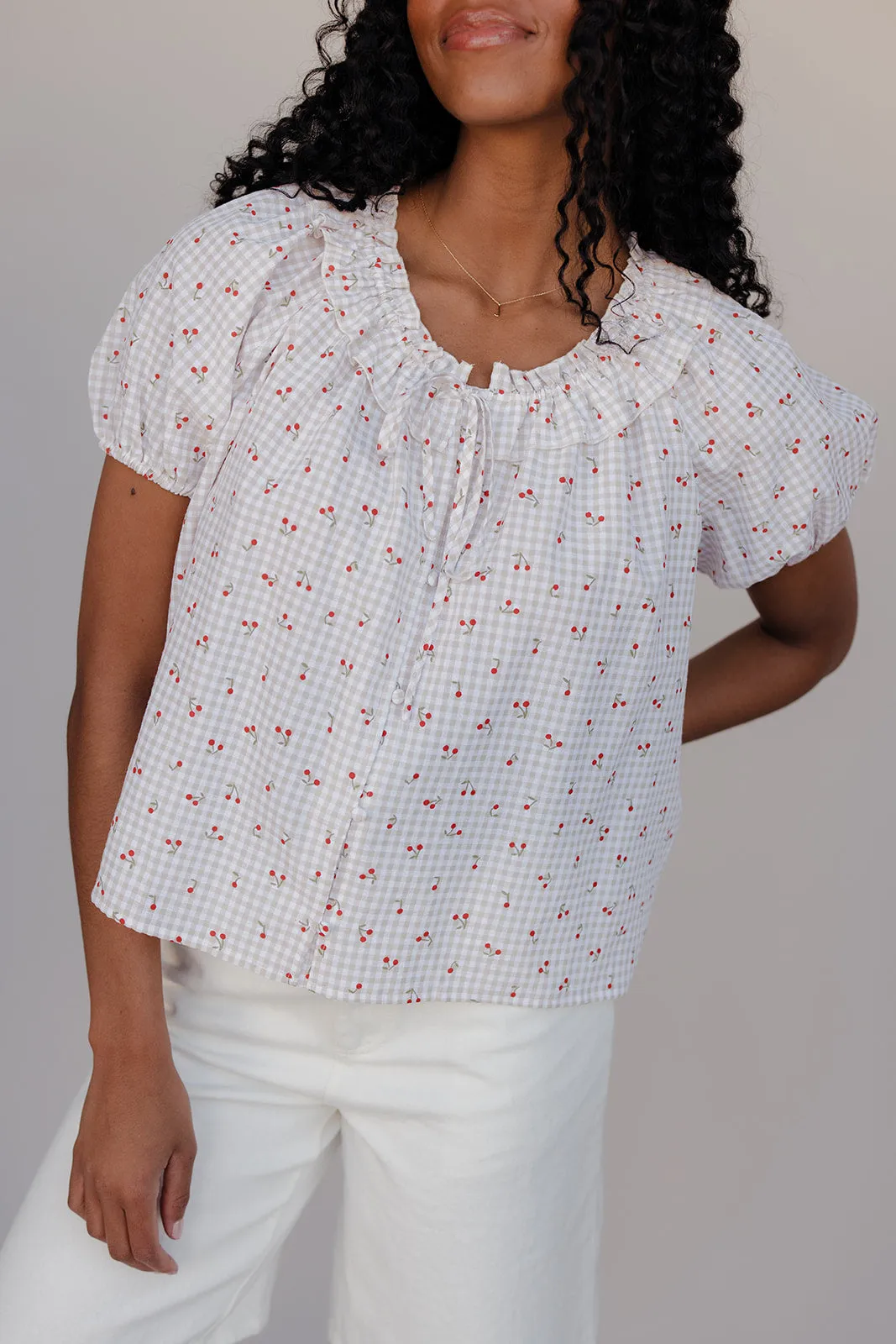 Petal Whim Floral Blouse sold by Roolee product image thumbnail 3