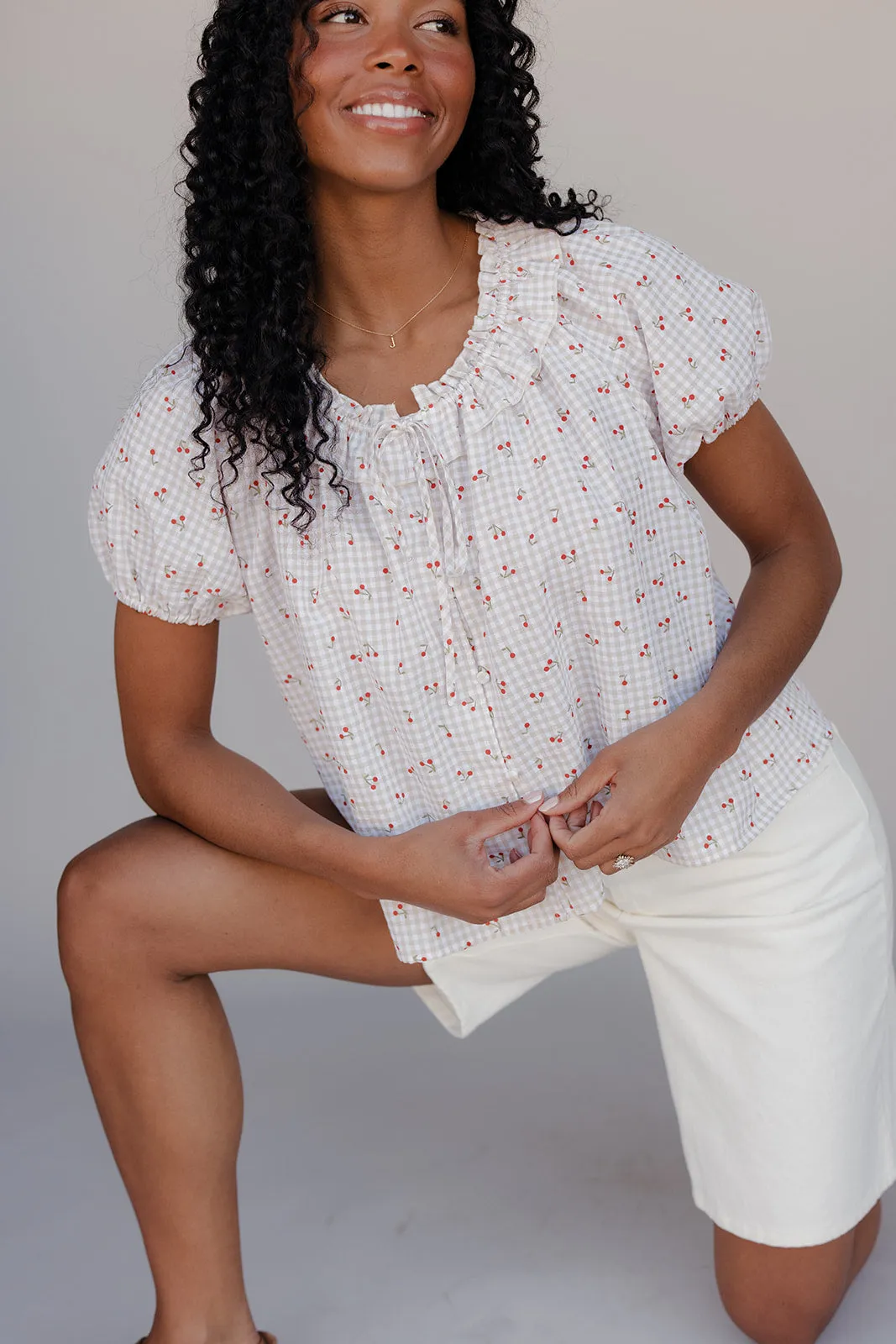 Petal Whim Floral Blouse sold by Roolee product image thumbnail 2