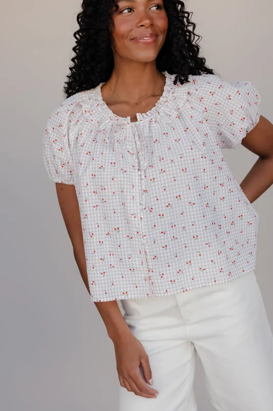 Petal Whim Floral Blouse made by In February