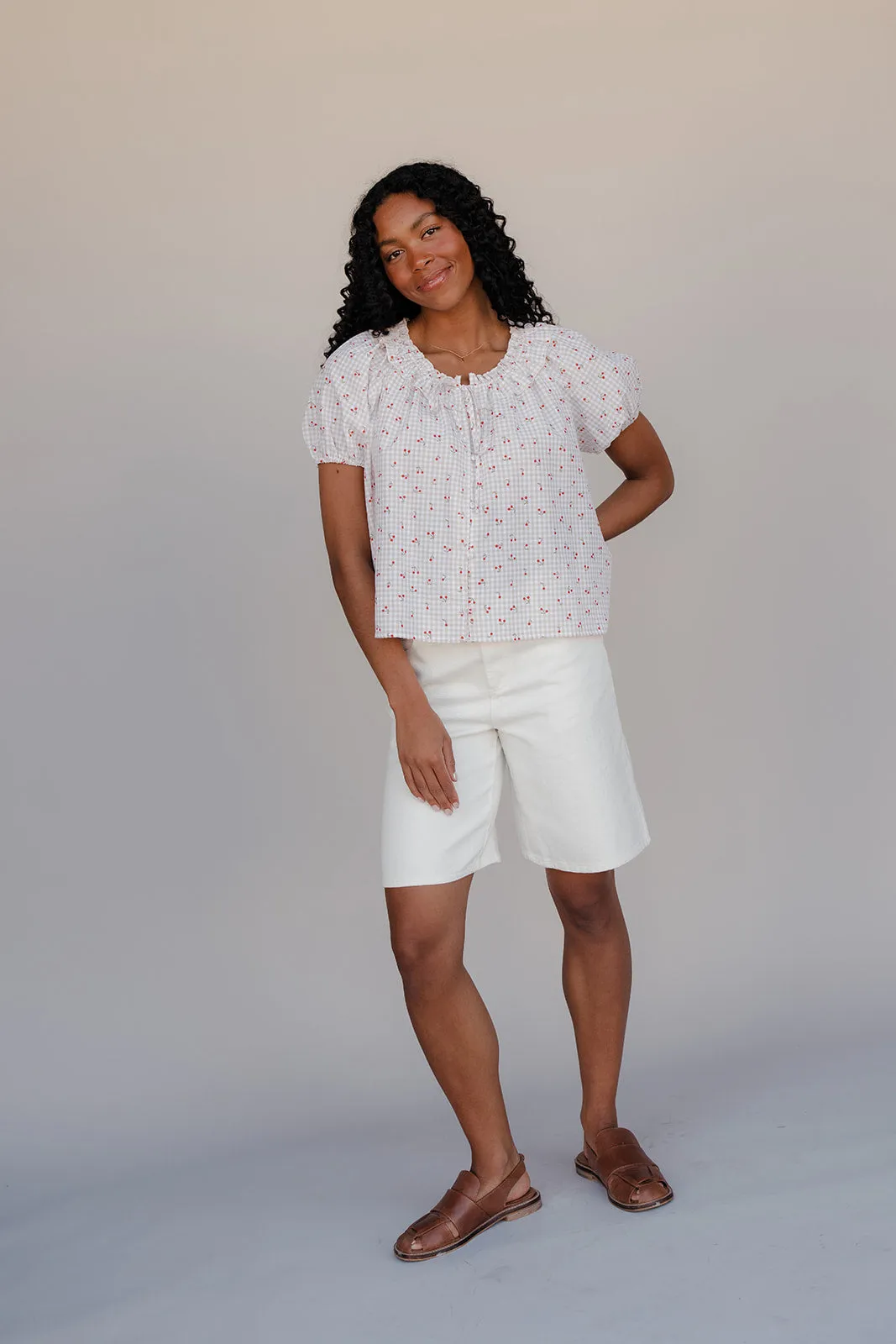 Petal Whim Floral Blouse sold by Roolee product image thumbnail 4