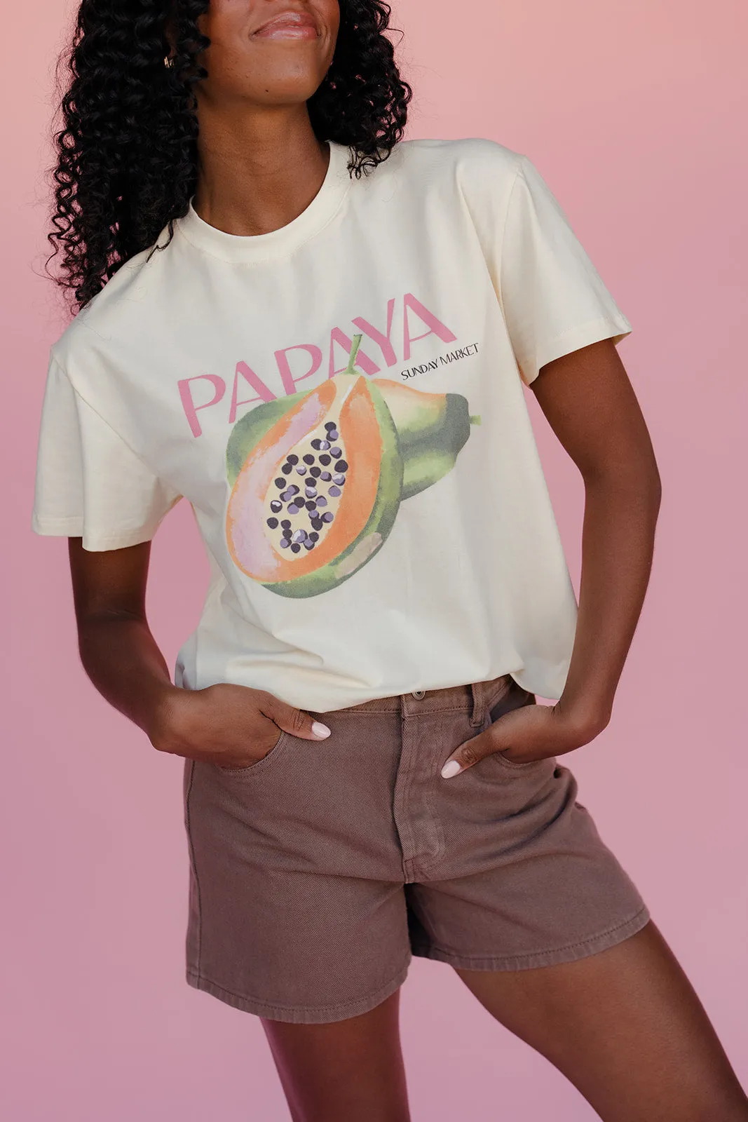 Sun Kissed Papaya Tee sold by Roolee product image thumbnail 3