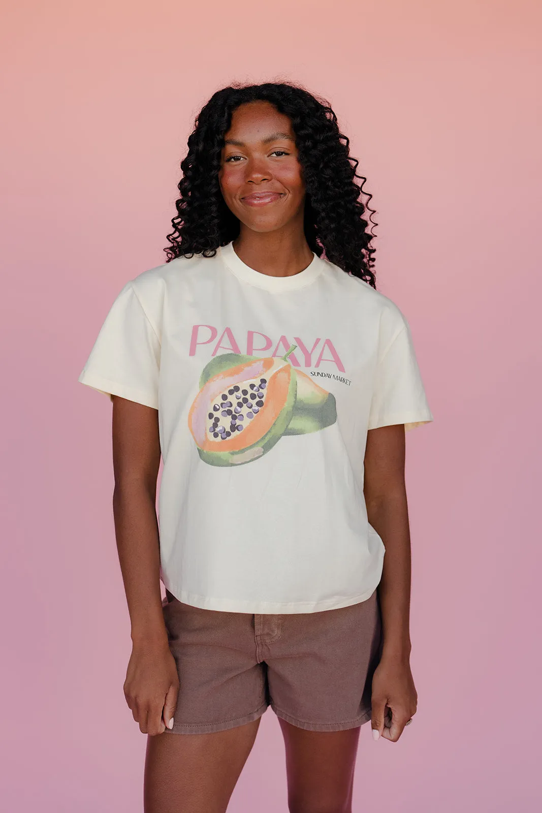Sun Kissed Papaya Tee sold by Roolee product image thumbnail 4