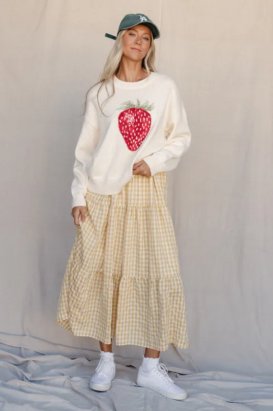 Berry Bliss Sweater made by Le Lis