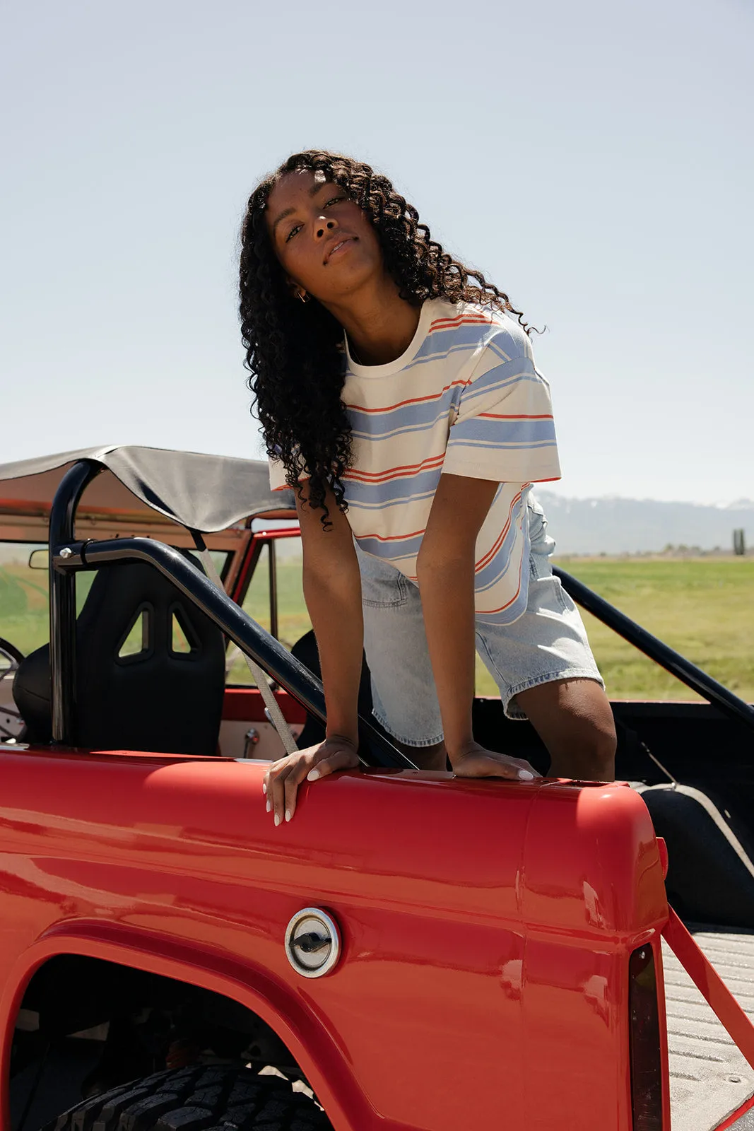 Rocket Pop Stripe Tee sold by Roolee product image thumbnail 2