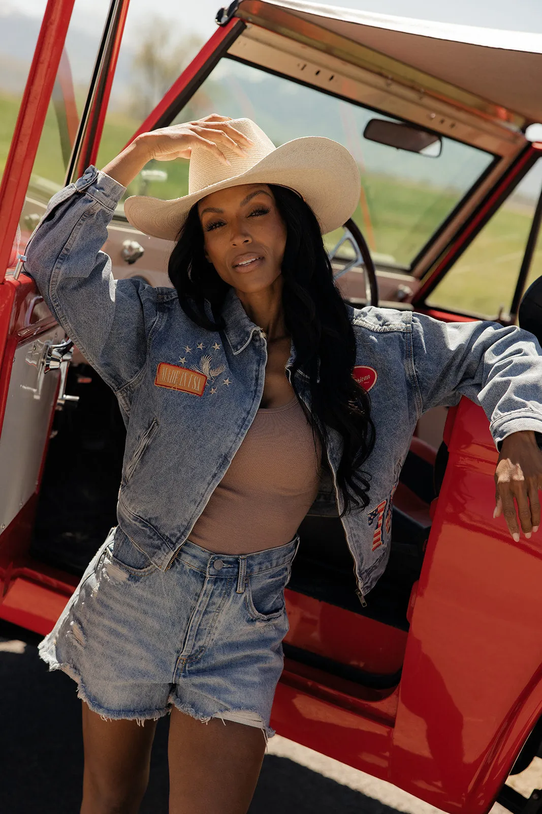 All American Denim Jacket sold by Roolee
