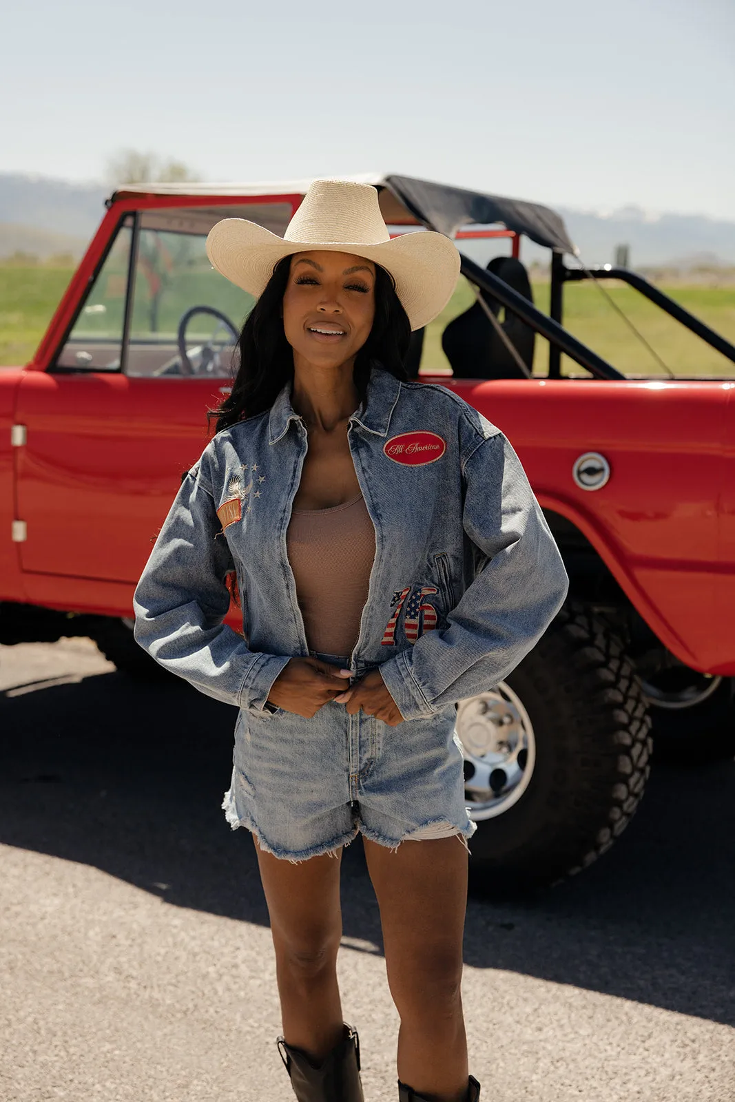 All American Denim Jacket sold by Roolee product image thumbnail 5