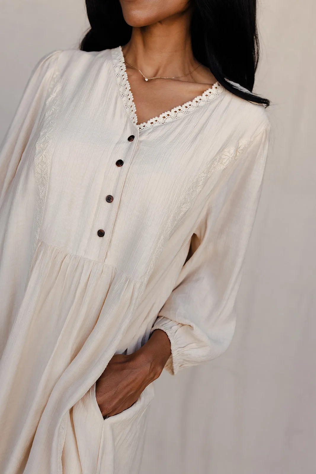 Lady in Linen Shift Dress sold by Roolee product image thumbnail 2