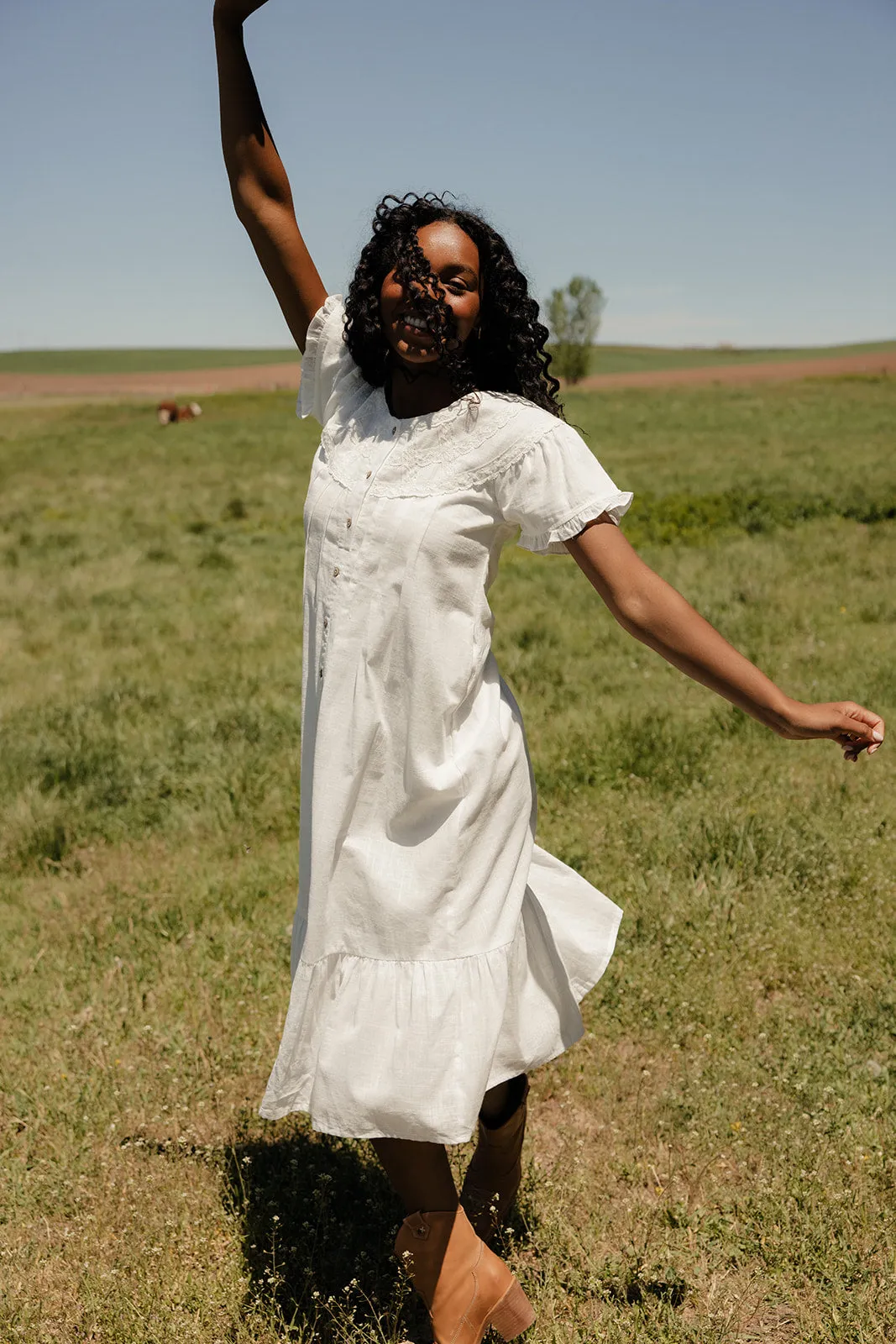 Firefly Button Dress sold by Roolee product image thumbnail 2