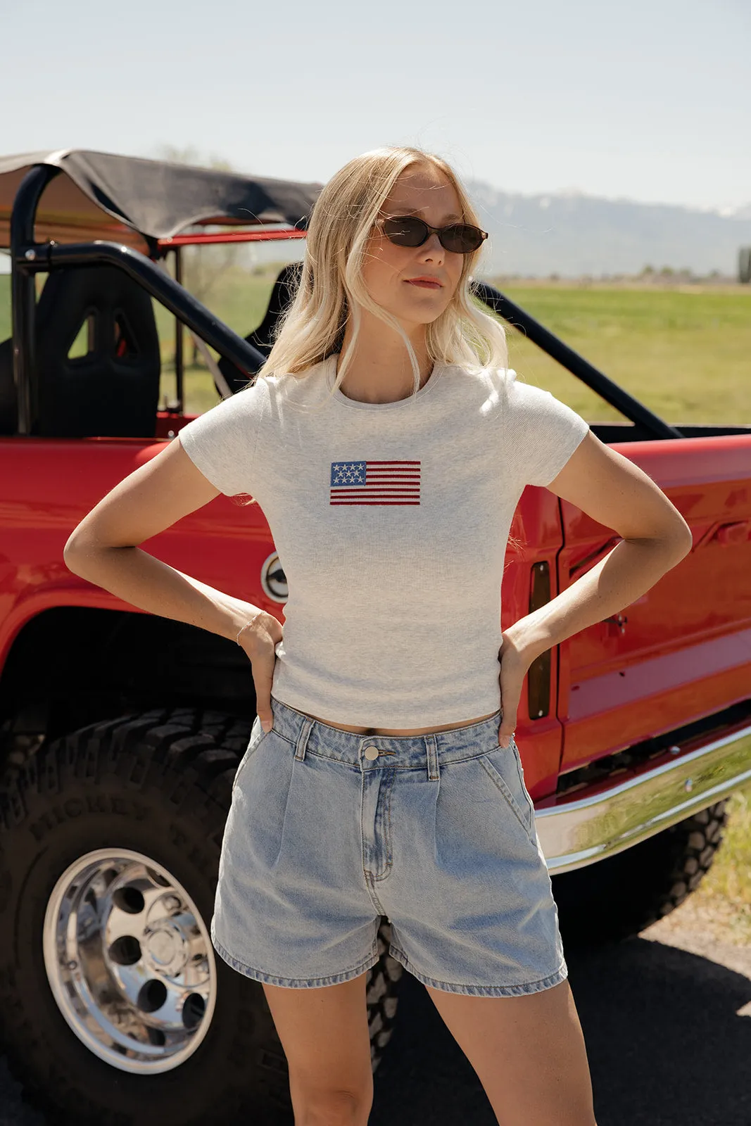 Home Sweet USA Tee sold by Roolee product image thumbnail 3