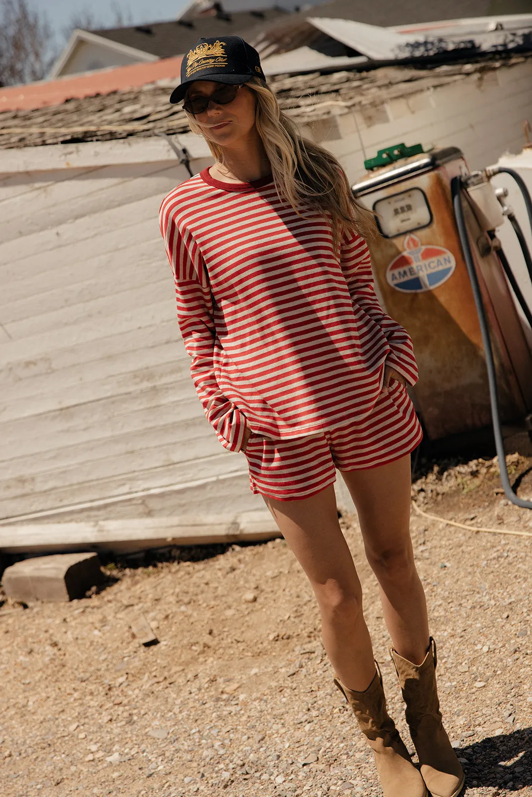 Liberty Lane Stripe Shorts sold by Roolee product image thumbnail 5