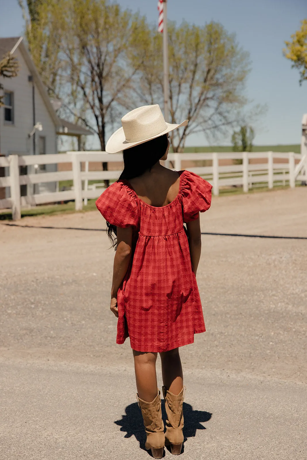 County Fair Gingham Dress sold by Roolee product image thumbnail 5