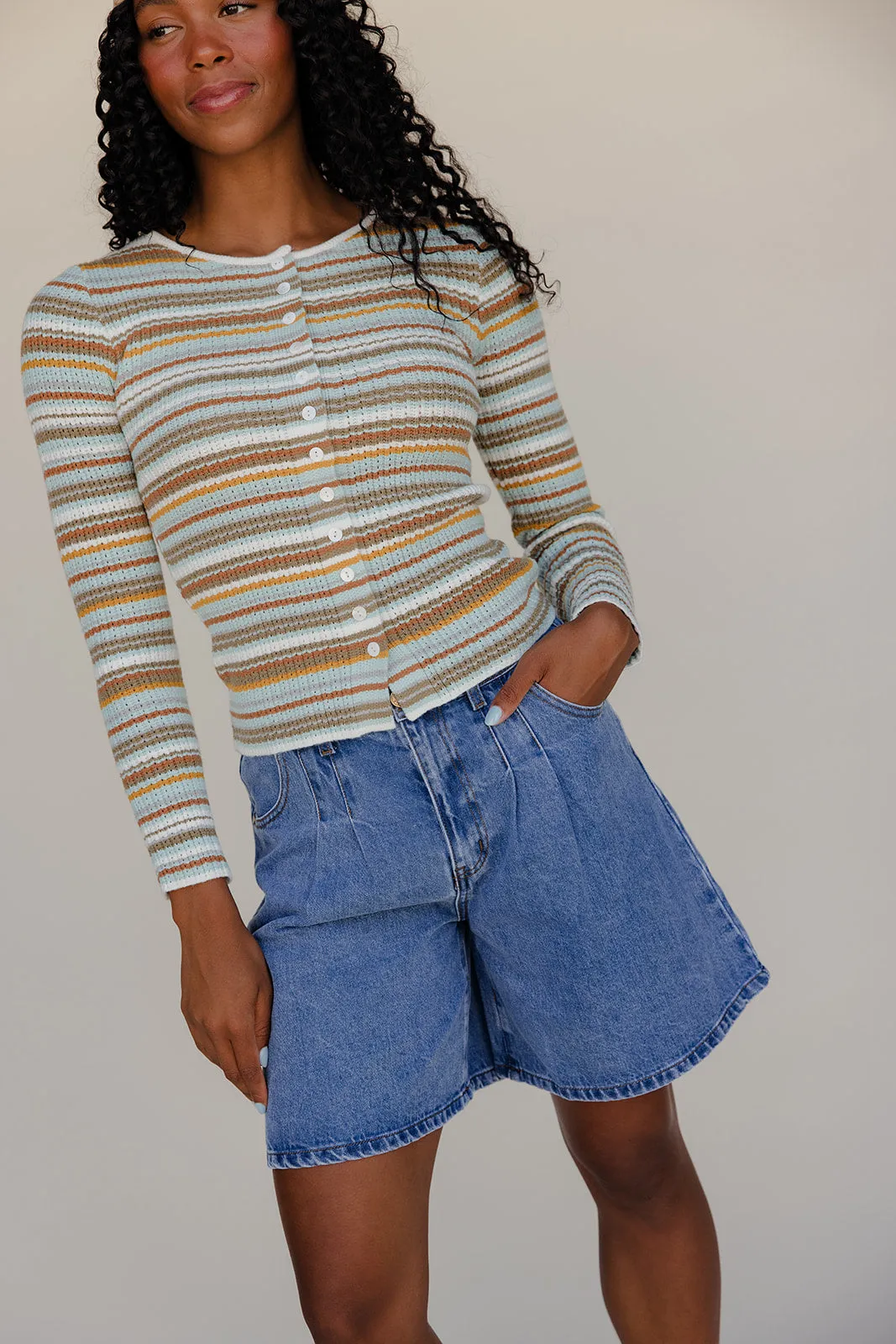 Country Roads Denim Shorts sold by Roolee product image thumbnail 5