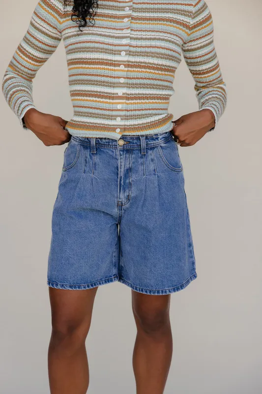 Country Roads Denim Shorts made by Listicle
