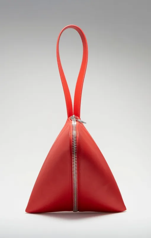 SAC FORTUNE COOKIE CUIR ROUGE made by Roseanna
